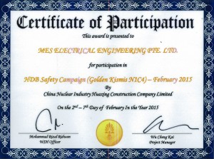 MESEE - Certificate of participation (BTN1C4)